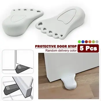 

Infant And Child Protection Door Stop, Safety Foot Door Card, Anti-pinching Hand And Foot Door Stopper 1pcs