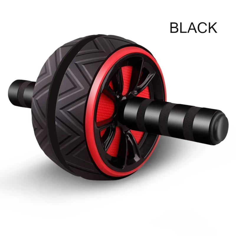 

ABS Abdominal Roller Exercise Wheel Fitness Equipment Mute Roller For Arms Back Belly Core Trainer Fitness Gym Equipment