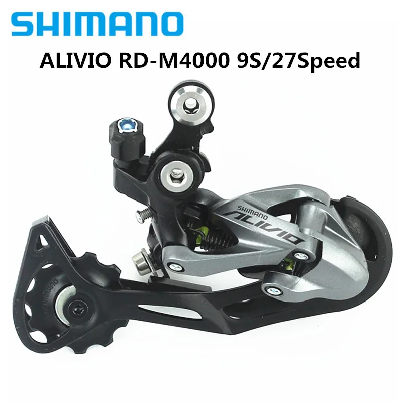 SHIMANO ALIVIO RD-M4000 задний горный велосипед Профессиональный 9/27 скорость теней Трансмиссия черный
