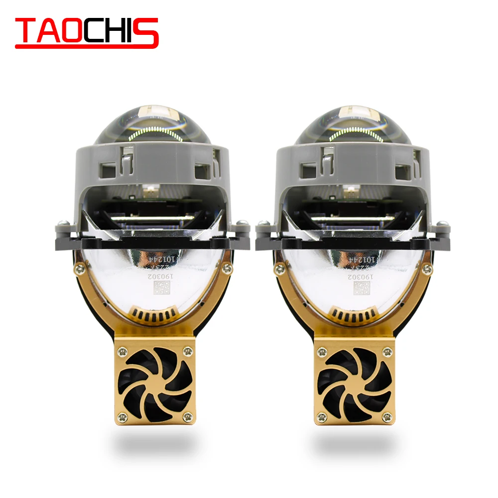 TAOCHIS Авто Стайлинг 3 0 дюймов Bi-светодиодный объектив для проектора светодиодный