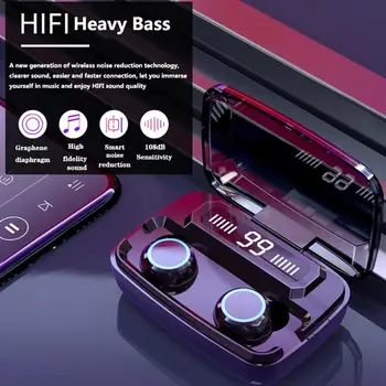 

Fashion M11 Smart Wireless Headset Stereo Wireless Headphones 5.0 Sport Waterproof Automatic Pairing Wireless Headphone