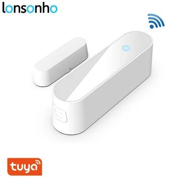 

Lonsonho Tuya Smartlife Wifi Smart Door Window Sensor Detector Wireless Home Security