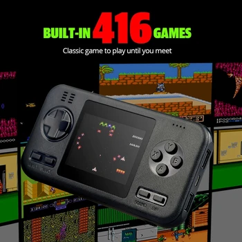 

Handheld Game Players Console Retro Portable Double Handle Classic Game Machine Two In One Charging Treasure