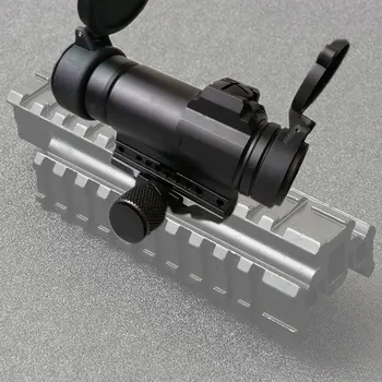 

Tactical Red Dot Sight M4.S AR AK Gun Scope with Riser Mount&Rear guide rail Mount Airsoft Riflescope fit 21mm Picatinny Rails