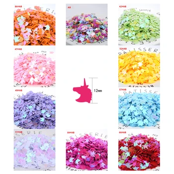 

Mix size Glitter Sequins Sea Shell Shape Paillettes Mix Pailletten PVC Sqeuin Loose Colorful Lentejuelas Paillette Decor 50g