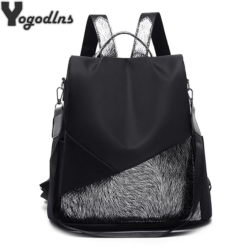 Women Backpack Female Rucksack Soft Lightweight Oxford Small School Backpack for Teenager Anti-theft Design Women's Shoulder Bag