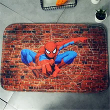 Дисней мультфильм Мстители Spider-man мышь дверной коврик дети мальчики девочки игровой коврик спальня кухня коврик для ванной комнаты