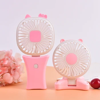 

Mini Handheld Fan Folding Random Color USB Charging Rechargeable Portable Fans Summer Supplies New