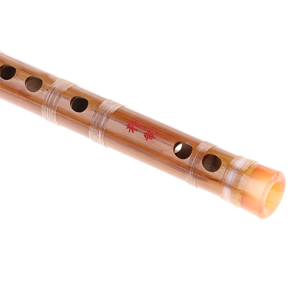 Chinese Bamboo Flute Key F Musical Instrument for Students Beginners Gift