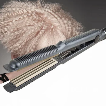 価格 プロコルゲーションふわふわ髪スタイラー波ホットトタン電子コルゲーションヘアアイロン美容スタイリングツール