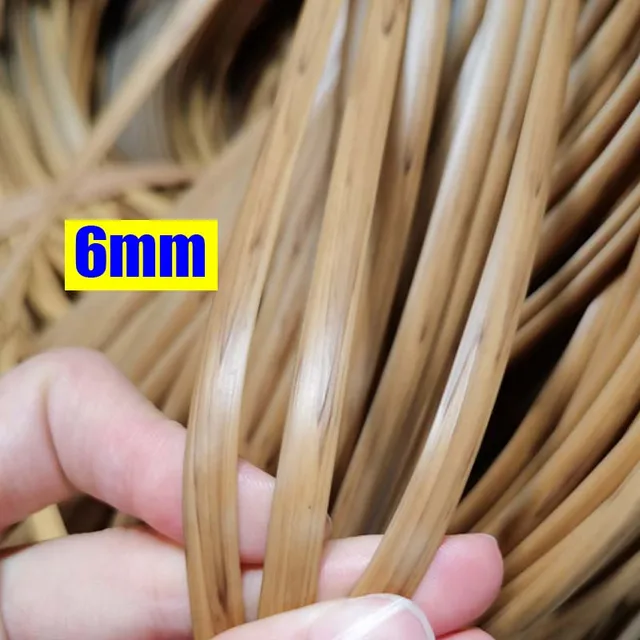 82 Types 10 Meters PE Flat Round Synthetic Rattan Material DIY Weaving Rope Knit Repair Furniture Bed Sofa Chair Table Basket 2