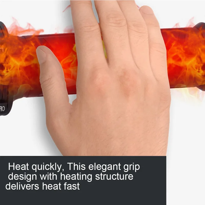 Ergonomic Motorcycle Handlebar Electric Hot Heated Grips Handle Warmer 1Pair | Автомобили и мотоциклы