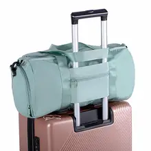 Сумка для занятий йогой, сухой обувью, влажная разделительная сумка для фитнеса, Большая вместительная спортивная сумка, портативные дорожные сумки, женские кошельки