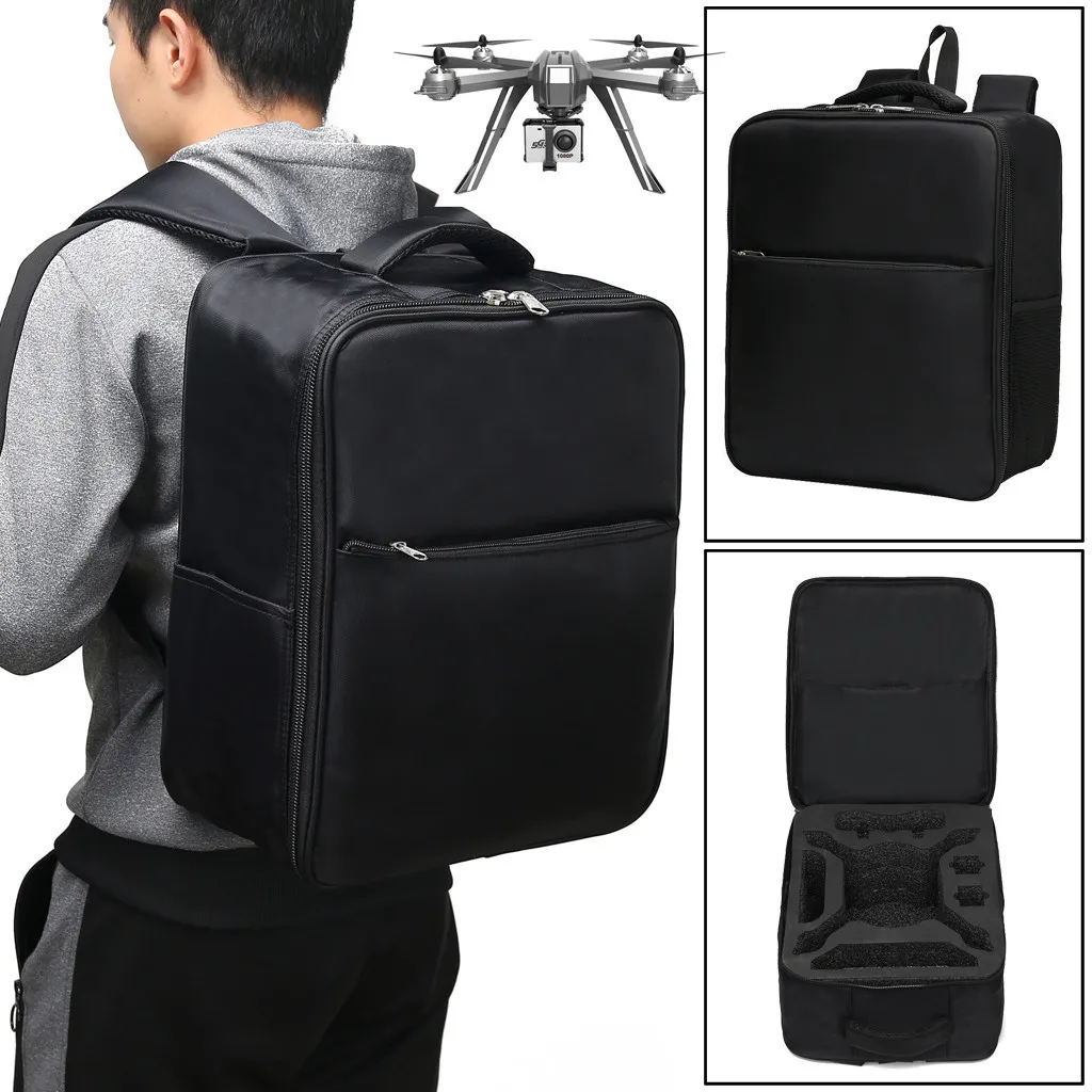Ouhaobin Portable Backpack For MJX B3 Pro Travel Waterproof Handheld Backpack Shoulder Bag for Men Storage Carry Case 1029#E