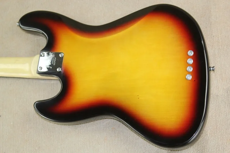 Высокое качество Заводская Заказная Новинка 4 струны бас гитара Sunburst гитара джазовый электрический бас гитара 01