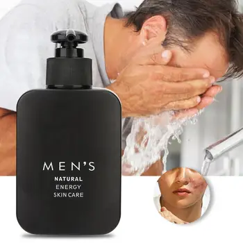 

180ml Facial Cleanser Foam Hydrating Moisturizing Whitening Face Wash Shrink Pores Men Facial Cleanser