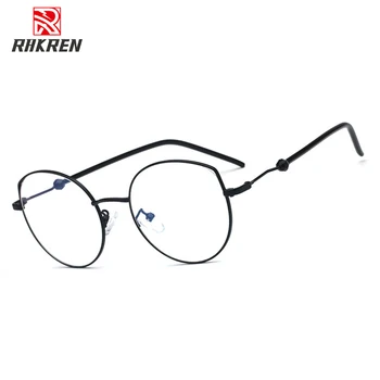 

YT054 Vintage Round Glasses Clear Lens Fashion Gold Round Metal Frame Glasses Optical Men Women Eyeglass Frame Fake Glasses
