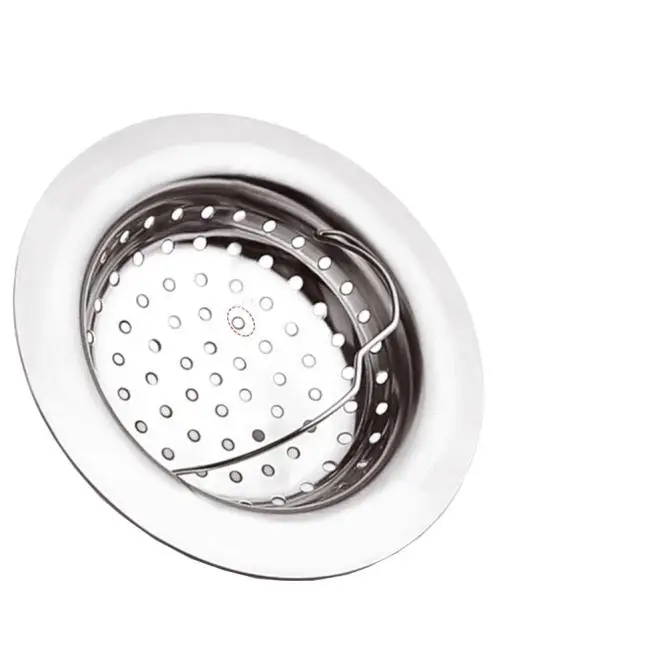 Kitchen Sink Drain Filter Durability Steel New Home Kitchen Sink Strainer Stainless Steel Mesh Basket Strainer 4.35" W109