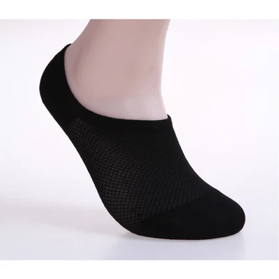 1Pair 1/3 пары эластичных мягких сетчатых женских мужских тапочек, носки летние невидимые носки нескользящие короткие носки до щиколотки Meias Feminino - Цвет: 1Pair
