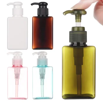 

5pcs 100 ml Plastic Foaming Bottle Shampoo Shower Gel Soap Dispenser Pump Container Home Bath Supplies Liquid Travel Bottle