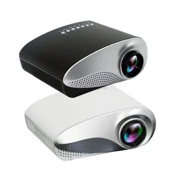 

UK Plus 802 Home Led Mini Micro Projector Portable Projector With Hdmi Tv Interface Supports Hd 1080P Projector