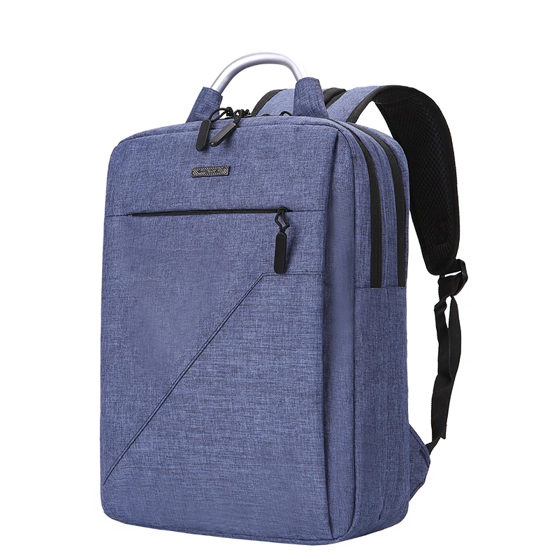 15,6 дюймовый рюкзак для ноутбука, рюкзак с usb зарядкой, Мужская школьная сумка, водонепроницаемая дорожная сумка, мужская сумка, рюкзаки для мужчин, Mochila - Цвет: Синий