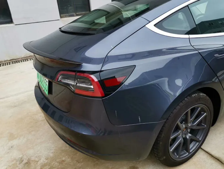 Для Tesla модель 3- заднее крыло спойлер задний багажник крылья спойлер углеродное волокно 3 м коллоидная установка