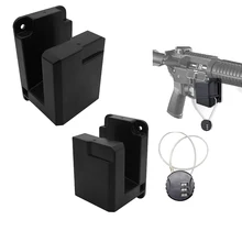 

Gun Safe Wall Mount Storage and Rifle Mounts Locking Mount Wall Display Gun Rack Shotgun Hooks Rifle Hangers For AR15 .223/5.56