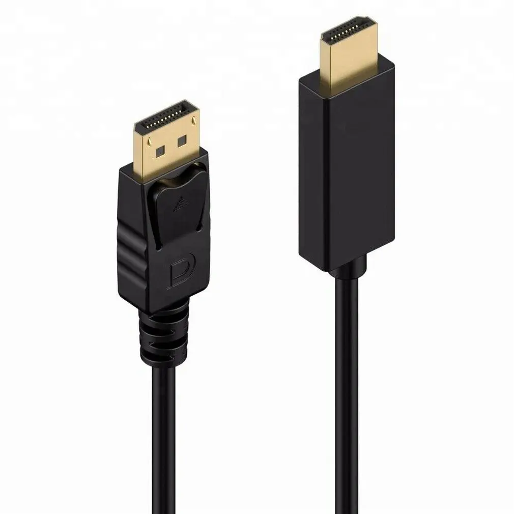 DisplayPort к HDMI кабель 1080P DP к HDMI M/M 4K 60hz преобразователь DisplayPort 2 м для HDTV проектора ноутбука ПК