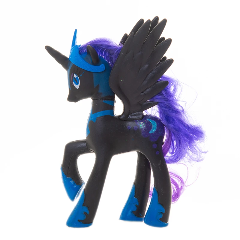 14 см My Little Pony мультяшный Радужный Единорог Пони Флаттершай Искра Rarit Аниме Фигурка модель детский день рождения Рождественский подарок - Цвет: F