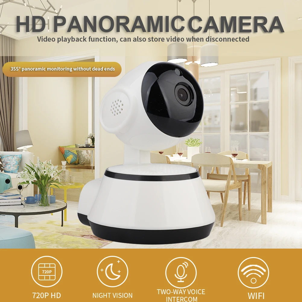 720P Wireless Mini IP Camera Move Detection Infrared Night Vision Home Security Surveillance Wifi Camera Cloud Service