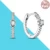 925 Silver Charm Double Hoop Earrings Fit Original Brand Charms Diy Fine Jewelry Women Gift For Fine Earring Making 42