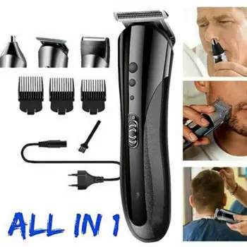

washable Professional Hair Clippers Body Groomer Beard Stubble Trimer Cordless Trimmer Shaver Men'S Basic Barber Set