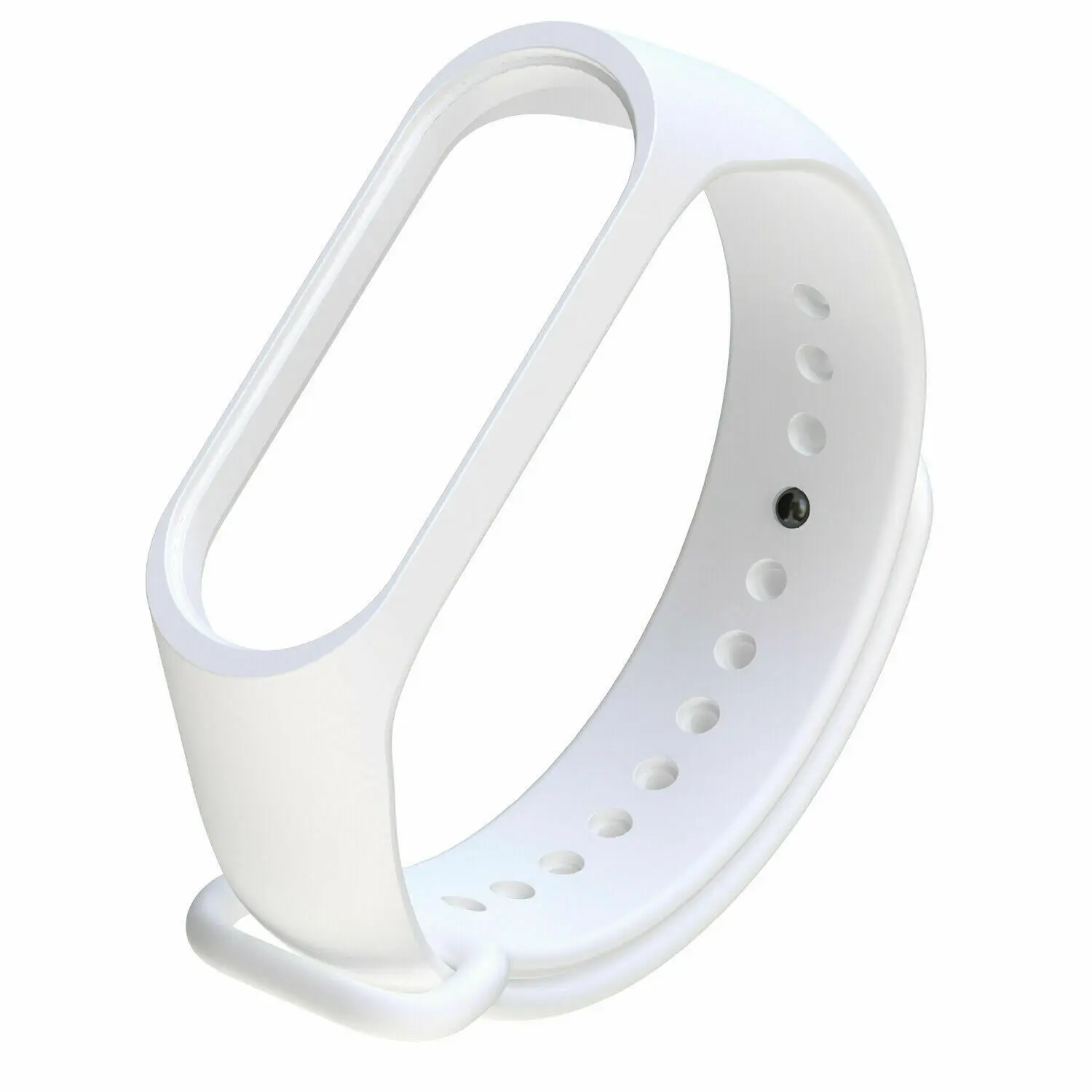 TPU Silicone Smart Band Replacement Colorful Bracelet Band Strap For Xiaomi Mi Band 3 Strap Mi Band4 M3 M4 Best Quality Strap - Цвет: Белый
