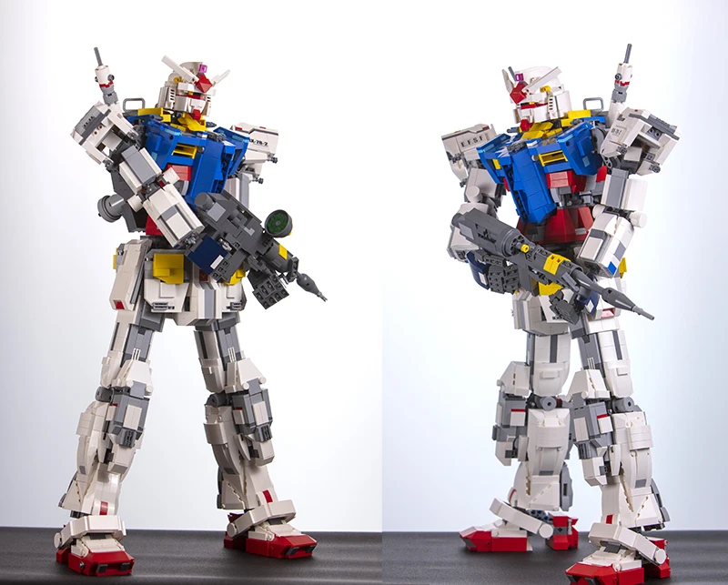MOC супер робот войны Mecha Gundam Technic 3500 шт модель RX78-2 с фиксированным кронштейном строительный блок кирпичи рождественские игрушки