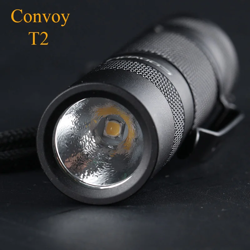 Светодиодный фонарик Convoy T2 Cree XPG2 тактический фонарь ночсветильник на батарейках