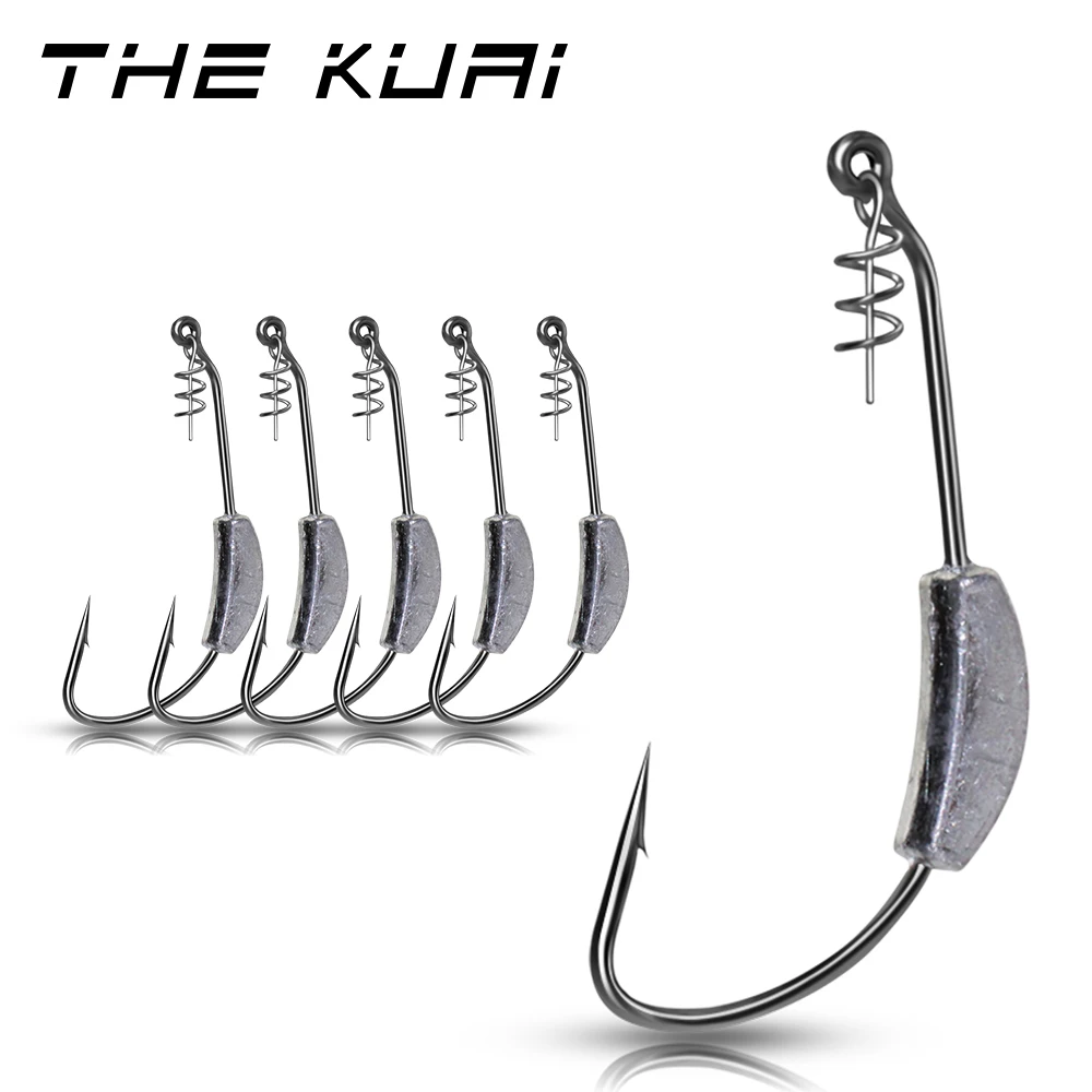 Thekuai 5p 2g 2 5g 3g 5 25g 7g Весенняя широкая коленчатая крючок свинцовая головка