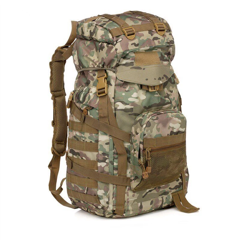 Molle 60L походный рюкзак Тактическая Военная Сумка рюкзак большой водонепроницаемый рюкзаки камуфляж походный Открытый армейские сумки XA281WA