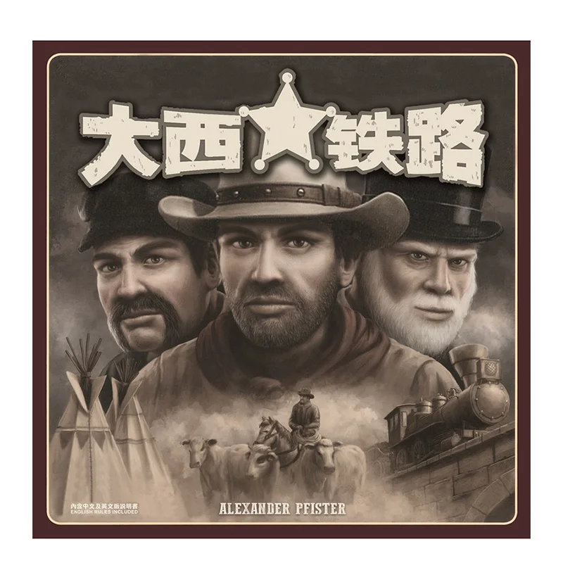 Настольная игра Great Western Trail 2 4 игрока чтобы играть лучший подарок