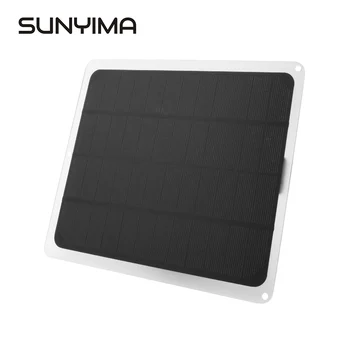 

SUNYIMA 12V 10W USB Solar Panel Kit Photovoltaic Panel Mono 12V Battery Charger with USB 5V Output for Cell Phone