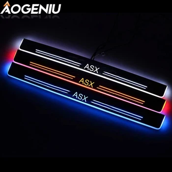 

2pcs LED Door Sill Compatible For Mitsubishi Asx 2011-2020 Scuff Plate Pathway Dynamic Moving Light Car Interior Accessories