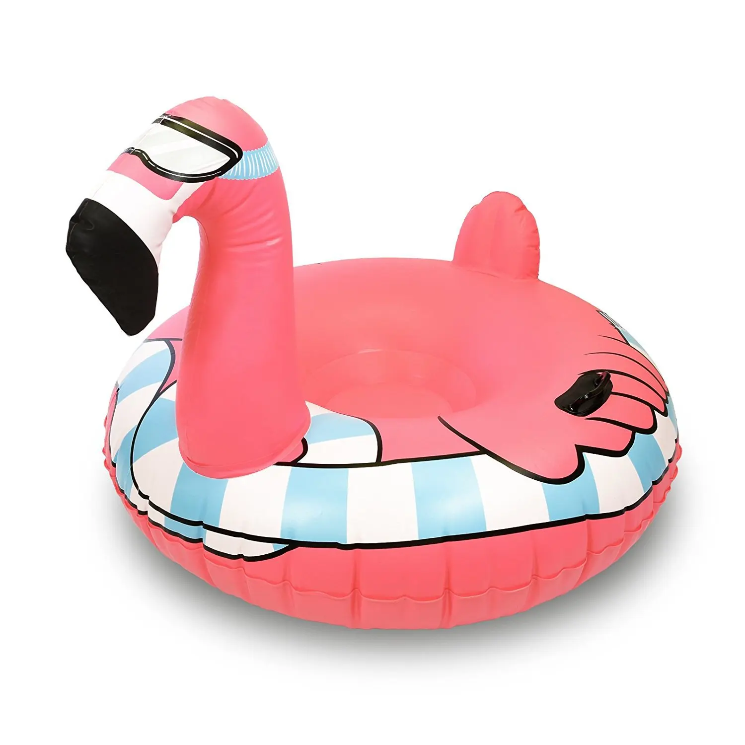 

Thick Environmentally Friendly Inflatable Flamingo Ski Circle Inflatable Unicorn Ski Ring Wear-Resistant