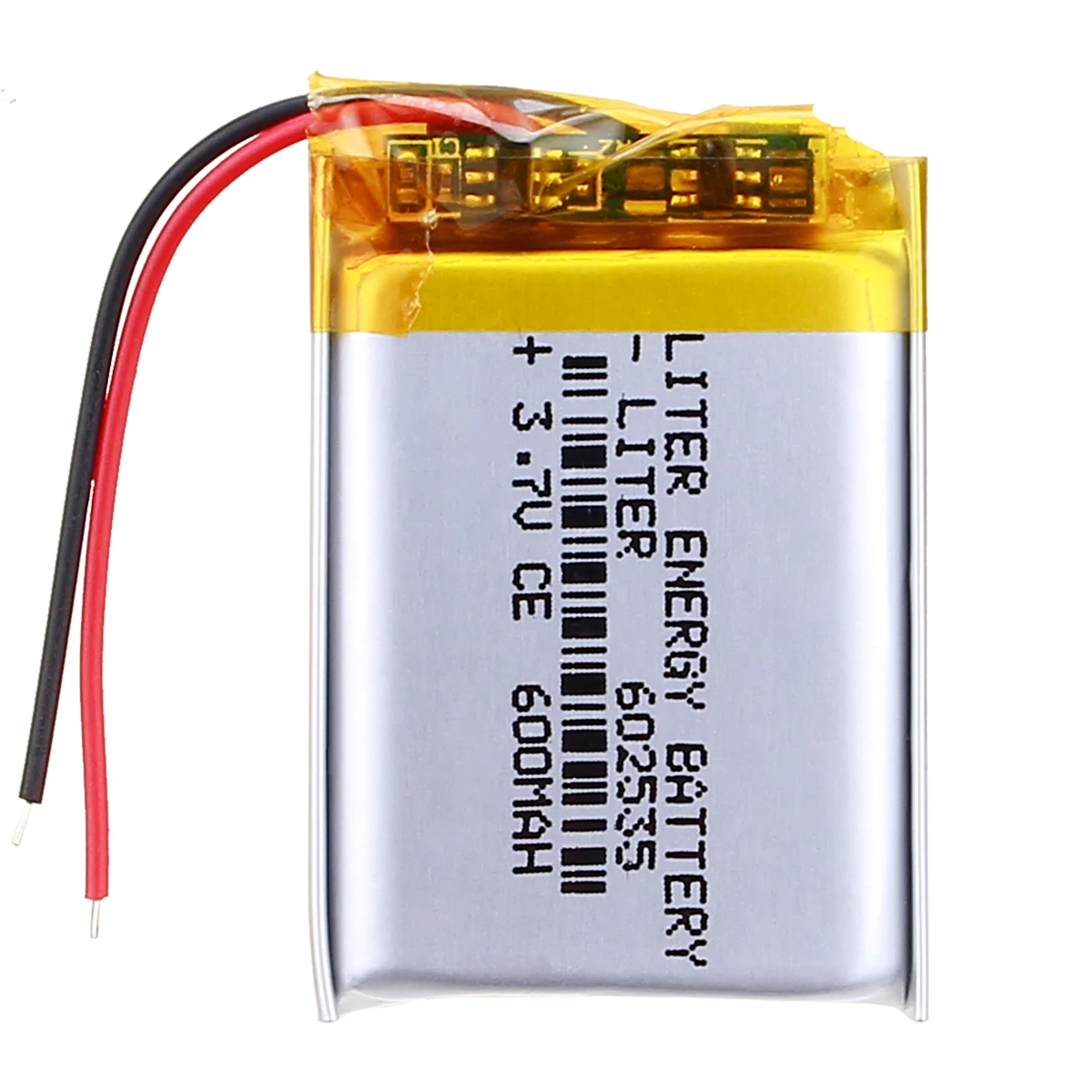 Polymer lithium battery 602535 3.7V 600MAH with CE FCC ROHS MSDS quality certification