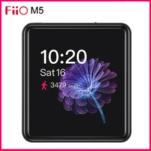 Fiio m5 ultra-portátil de alta resolução leitor de áudio ak4377 dac suporte usb dac função de contador de passo