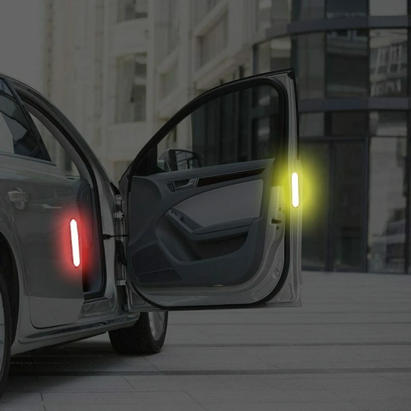 2 шт. стикер на дверь автомобиля Предупреждение знак безопасности красная