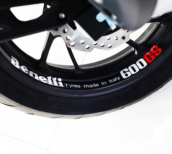 

Car Styling Vinyl Scooter Motorcycle Wheel Hub Frame Rim Sticker for Tyre Made In Italy TRK 600 300 250GS
