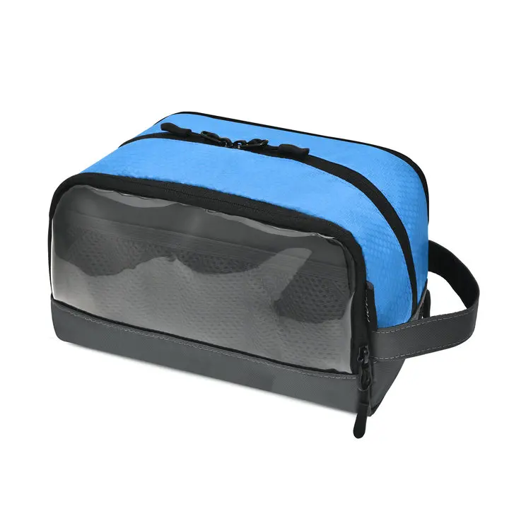Blue Toiletry Bag Soperwillton, дорожная сумка для туалетных принадлежностей для мужчин и женщин, Dopp набор, сумка для бритья, органайзер, нейлон, идеальный аксессуар для путешествий, подарок#9003 - Цвет: Blue Toiletry Bag