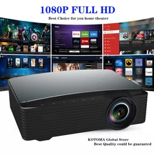 

KOTOMA 2021 Newest 4k WIFI LCD Phone Android Proiettore HD 1080P Video Projektor for Laptop Smartphone Data Movie Teatro Beamer