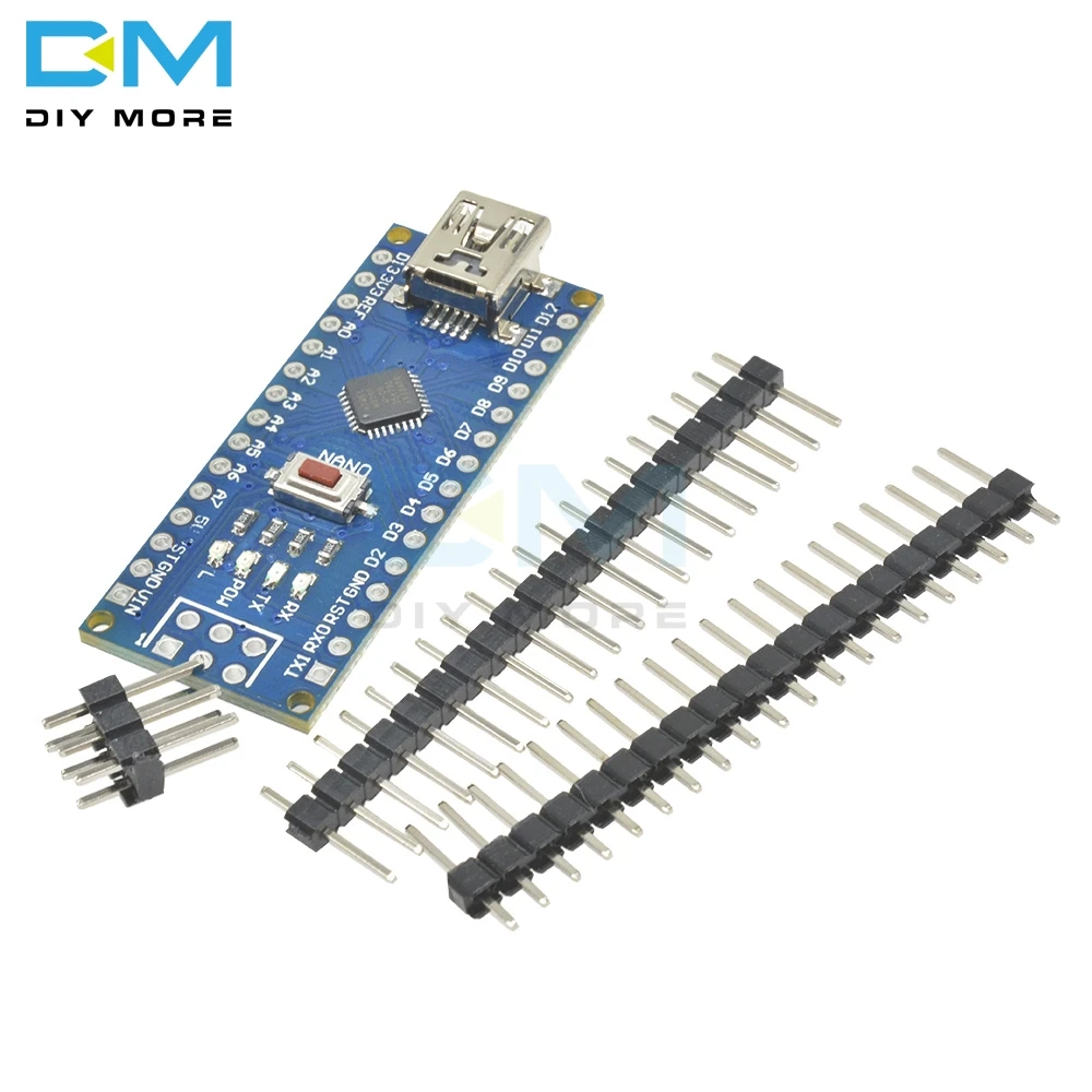 Mini USB CH340 Nano 3,0 ATmega328P плата контроллера совместима с Arduino Nano CH340 USB драйвер Nano V3.0 ATmega328