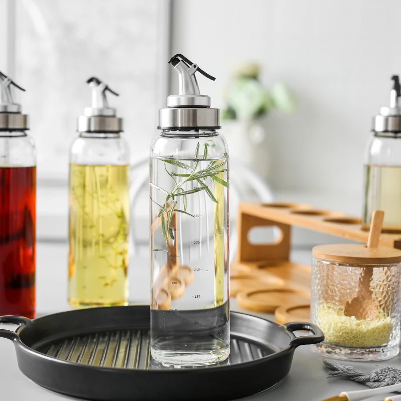 Kitchen Olive Oil Dispenser Cooking Oil Sprayer Glass Vinegar Cruet 6oz 10oz 17oz Olive bottle Vinegar Dispenser Container oil sprayer,oil dispenser